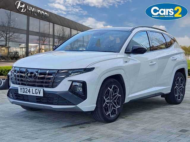 Hyundai TUCSON 1.6 TGDi Hybrid 230 N Line S 5dr 2WD Auto White
