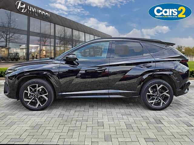 Hyundai TUCSON 1.6T Hybrid N Line 5dr Auto Black
