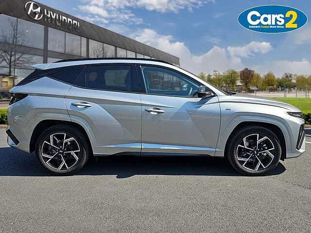 Hyundai TUCSON 1.6T 239 Hybrid N Line S 5dr Auto Silver