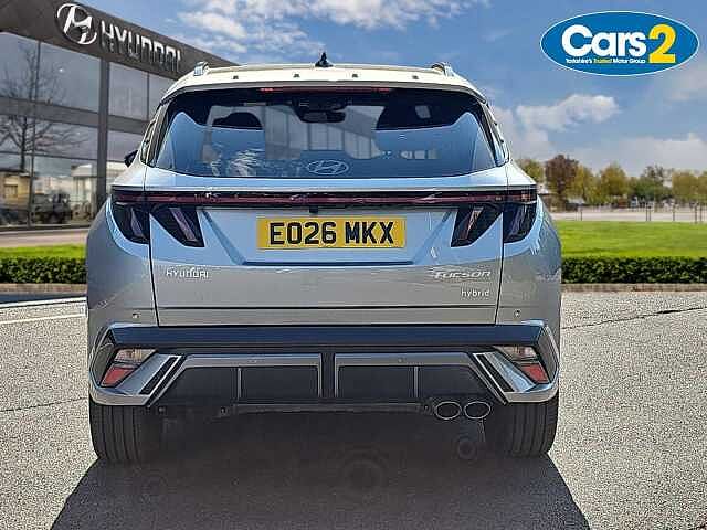 Hyundai TUCSON 1.6T 239 Hybrid N Line S 5dr Auto Silver