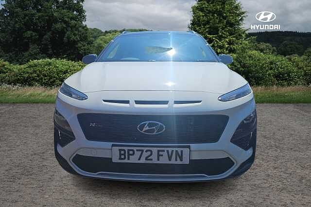 Hyundai KONA T-GDI N LINE MHEV Atlas White