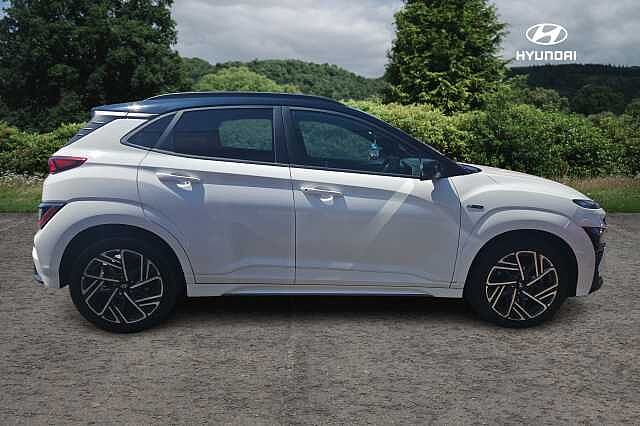 Hyundai KONA T-GDI N LINE MHEV Atlas White