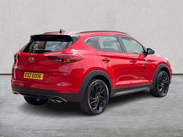Hyundai TUCSON 1.6 T-Gdi N Line Suv 5Dr Petrol Manual Euro 6 (S/S) (177 Ps) Engine Red