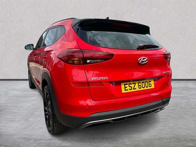 Hyundai TUCSON 1.6 T-Gdi N Line Suv 5Dr Petrol Manual Euro 6 (S/S) (177 Ps) Engine Red