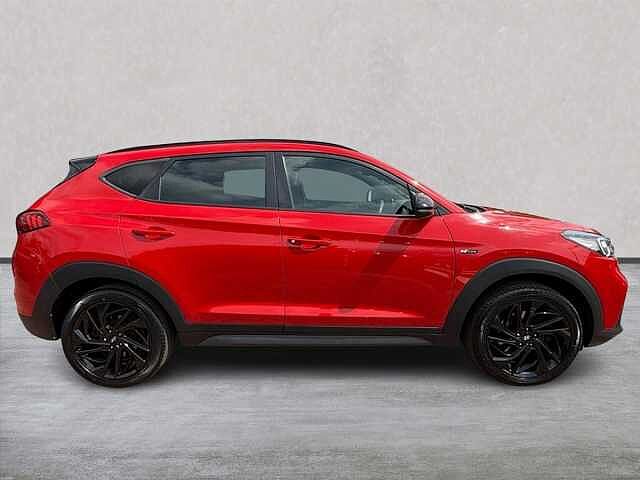 Hyundai TUCSON 1.6 T-Gdi N Line Suv 5Dr Petrol Manual Euro 6 (S/S) (177 Ps) Engine Red
