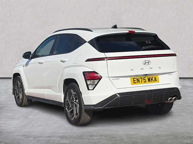 Hyundai KONA 1.6 H-Gdi N Line Suv 5Dr Petrol Hybrid Dct Euro 6 (S/S) (138 Ps) White
