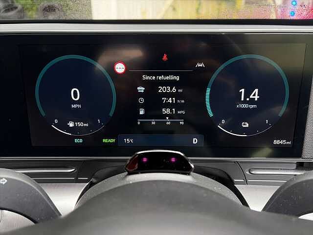 Hyundai KONA 1.6 H-Gdi Advance Suv 5Dr Petrol Hybrid Dct Euro 6 (S/S) (141 Ps) Soultronic Orange