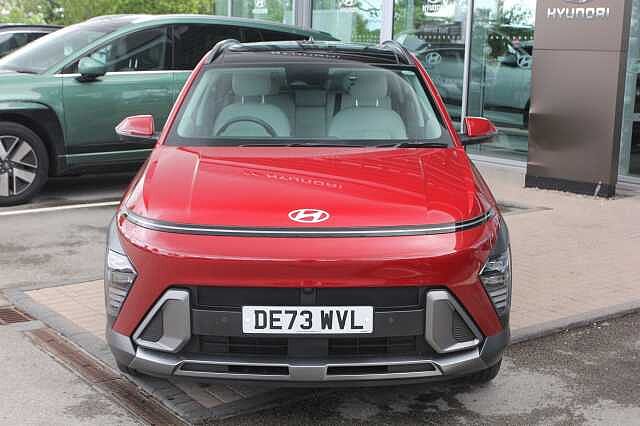 Hyundai KONA 1.6 GDi Hybrid Ultimate 5dr DCT Red