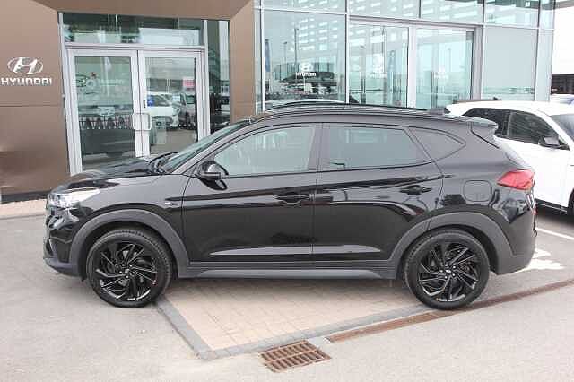 Hyundai TUCSON 1.6 TGDi 177 N Line 5dr 2WD DCT Black