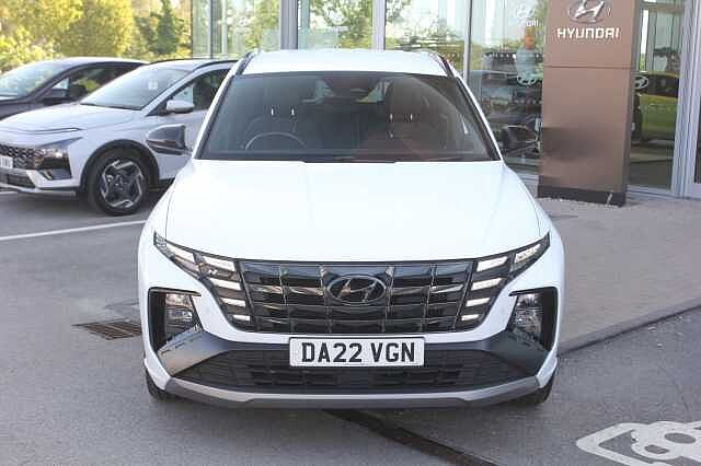 Hyundai TUCSON 1.6 TGDi Hybrid 230 N Line 5dr 2WD Auto White
