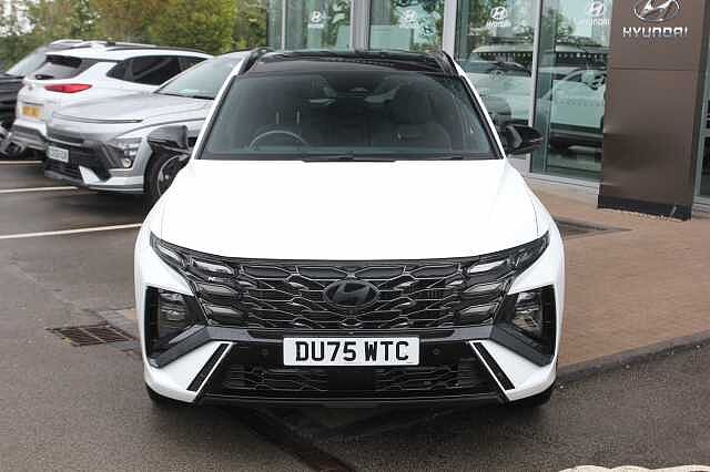 Hyundai TUCSON 1.6T Hybrid N Line S 5dr Auto White