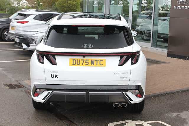Hyundai TUCSON 1.6T Hybrid N Line S 5dr Auto White