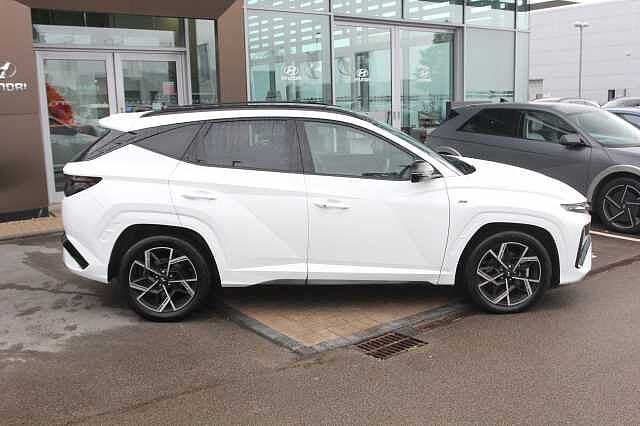 Hyundai TUCSON 1.6T Hybrid N Line S 5dr Auto White
