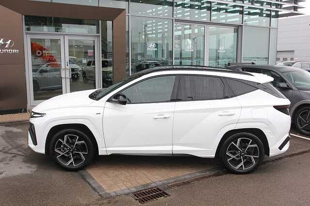 Hyundai TUCSON 1.6T Hybrid N Line S 5dr Auto White