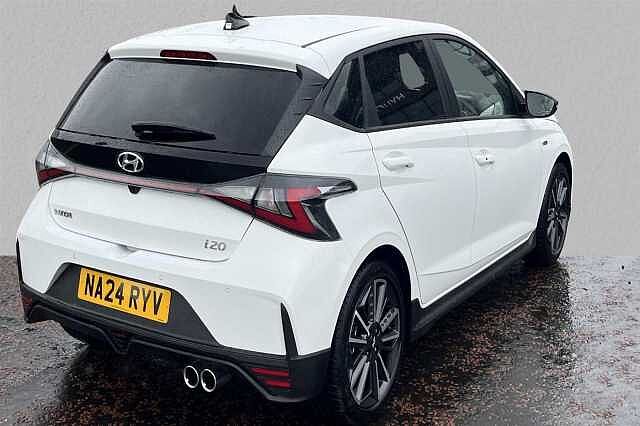 Hyundai I20 5 Dr 1.0 T-GDi 120ps N Line 48 Volt Hybrid Solid - Atlas white
