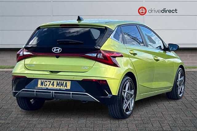 Hyundai I20 1.0 T-GDi Ultimate Hatchback 5dr Petrol DCT Euro 6 (s/s) (100 ps) Yellow