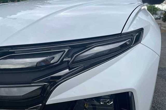 Hyundai TUCSON 1.6 T-GDi N Line SUV 5dr Petrol Hybrid Auto Euro 6 (s/s) (215 ps) White