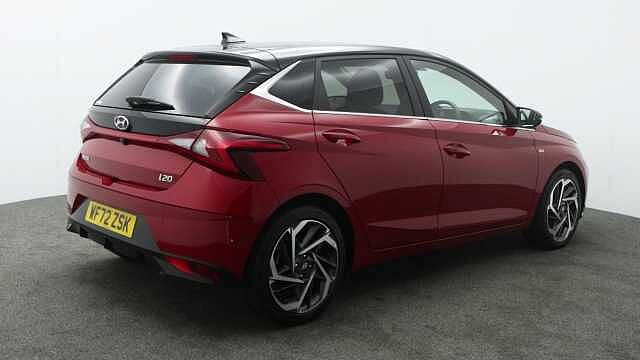 Hyundai I20 1.0 T-GDi MHEV Ultimate Hatchback 5dr Petrol Hybrid DCT Euro 6 (s/s) (100 ps) Dragon Red