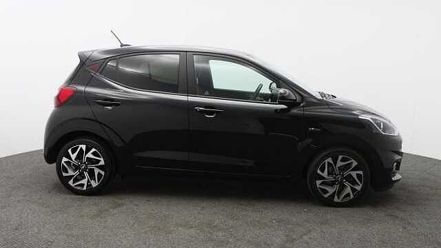 Hyundai I10 1.0 T-GDi N Line Hatchback 5dr Petrol Manual Euro 6 (s/s) (100 ps) Black