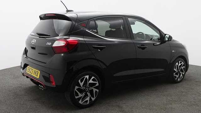 Hyundai I10 1.0 T-GDi N Line Hatchback 5dr Petrol Manual Euro 6 (s/s) (100 ps) Black