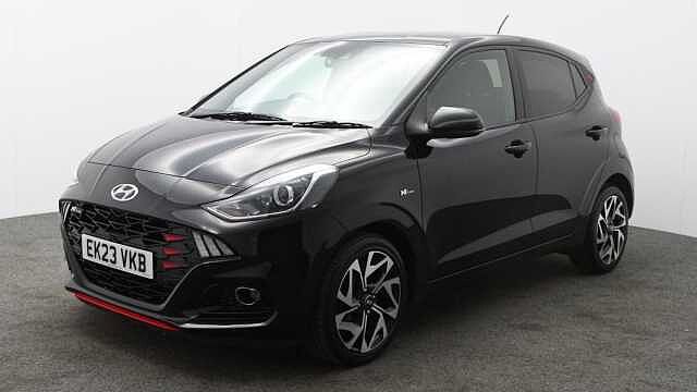 Hyundai I10 1.0 T-GDi N Line Hatchback 5dr Petrol Manual Euro 6 (s/s) (100 ps) Black