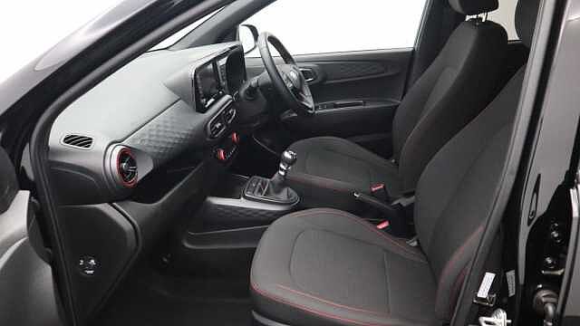 Hyundai I10 1.0 T-GDi N Line Hatchback 5dr Petrol Manual Euro 6 (s/s) (100 ps) Black