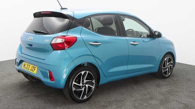 Hyundai I10 1.2 Premium Hatchback 5dr Petrol Auto Euro 6 (s/s) (84 ps) Blue