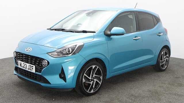 Hyundai I10 1.2 Premium Hatchback 5dr Petrol Auto Euro 6 (s/s) (84 ps) Blue