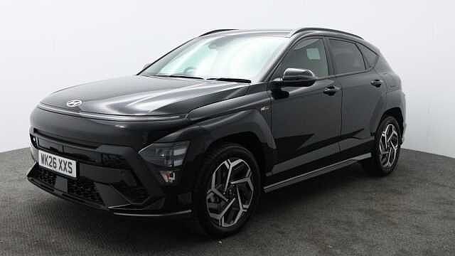 Hyundai KONA 1.6 h-GDi N Line SUV 5dr Petrol Hybrid DCT Euro 6 (s/s) (138 ps) Black