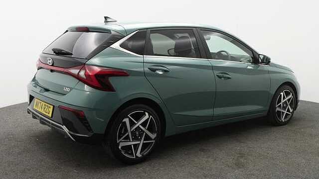 Hyundai I20 1.0 T-GDi Ultimate Hatchback 5dr Petrol DCT Euro 6 (s/s) (100 ps) Green