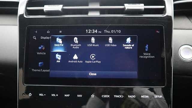 Hyundai TUCSON 1.6 h T-GDi Premium SUV 5dr Petrol Hybrid Auto Euro 6 (s/s) (230 ps) Silver