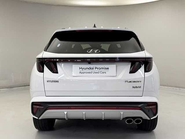 Hyundai TUCSON 1.6 TGDi Hybrid 230 N Line 5dr 2WD Auto White