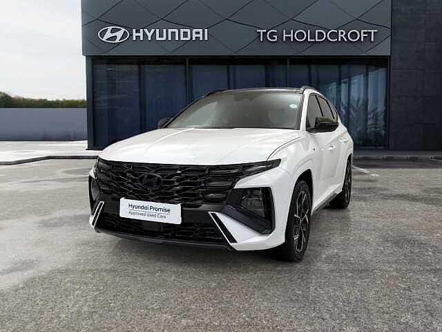 Hyundai TUCSON 1.6T 239 Hybrid N Line S 5dr Auto White