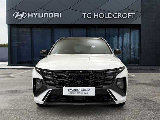 Hyundai TUCSON 1.6T 239 Hybrid N Line S 5dr Auto White