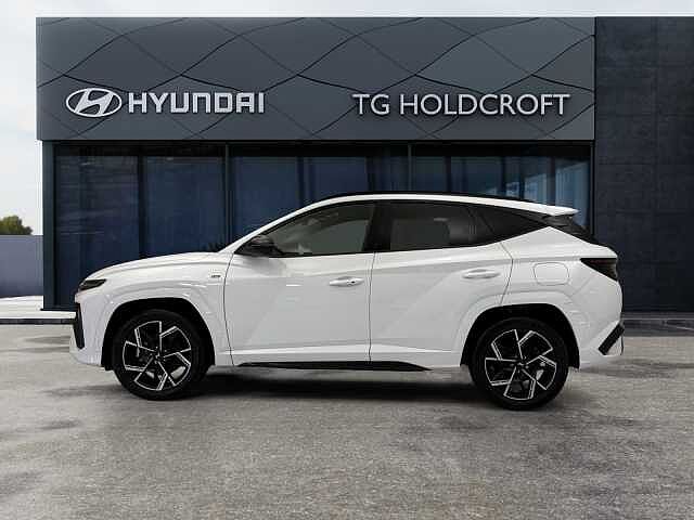 Hyundai TUCSON 1.6T 239 Hybrid N Line S 5dr Auto White
