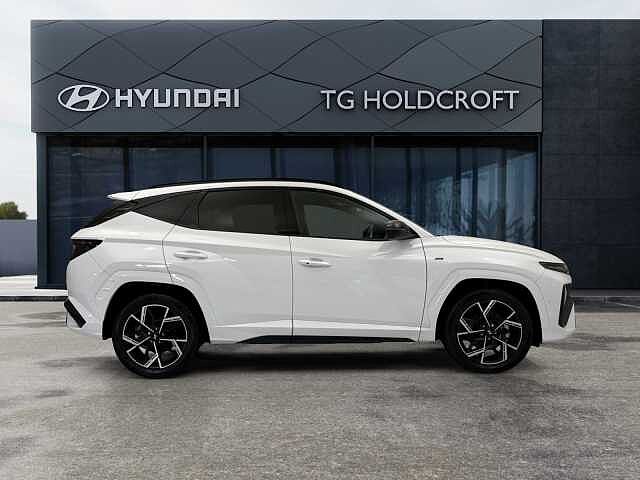 Hyundai TUCSON 1.6T 239 Hybrid N Line S 5dr Auto White