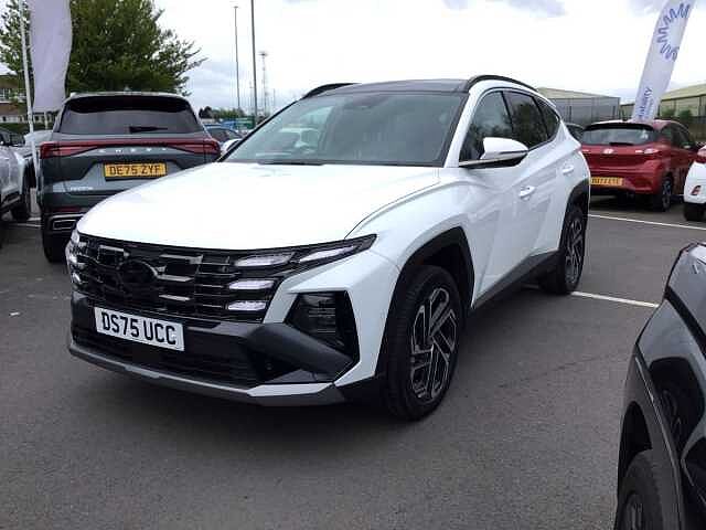 Hyundai TUCSON 1.6T 239 Hybrid Ultimate 5dr Auto White