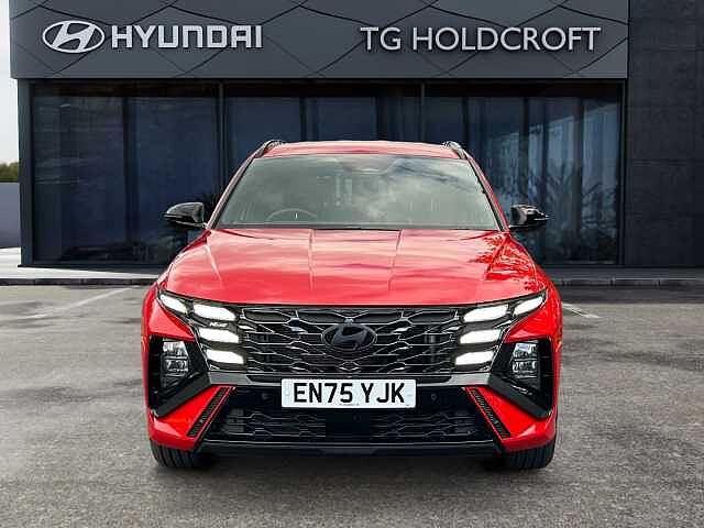 Hyundai TUCSON 1.6T 239 Hybrid N Line 5dr Auto Red