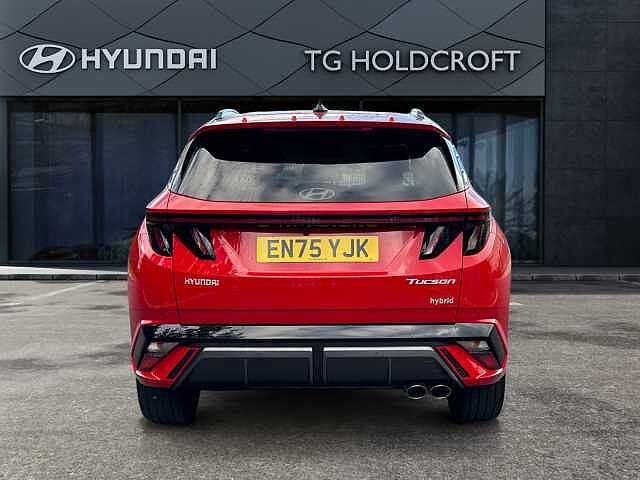 Hyundai TUCSON 1.6T 239 Hybrid N Line 5dr Auto Red