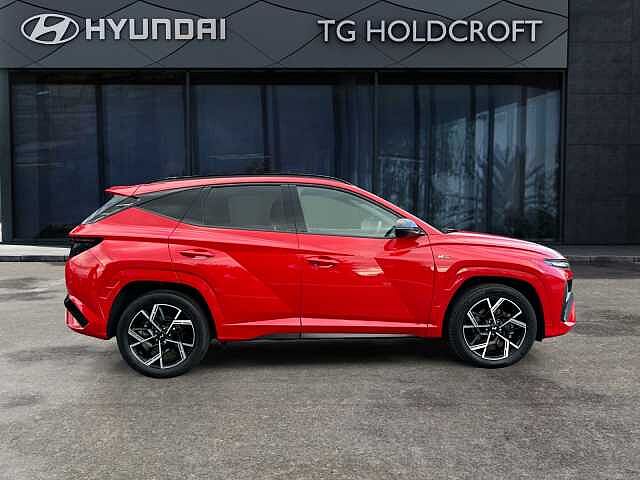 Hyundai TUCSON 1.6T 239 Hybrid N Line 5dr Auto Red