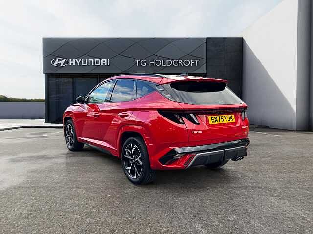Hyundai TUCSON 1.6T 239 Hybrid N Line 5dr Auto Red