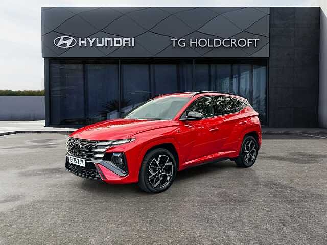 Hyundai TUCSON 1.6T 239 Hybrid N Line 5dr Auto Red