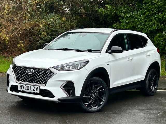 Hyundai TUCSON 1.6 T-GDi N Line SUV 5dr Petrol Manual Euro 6 (s/s) (177 ps) White