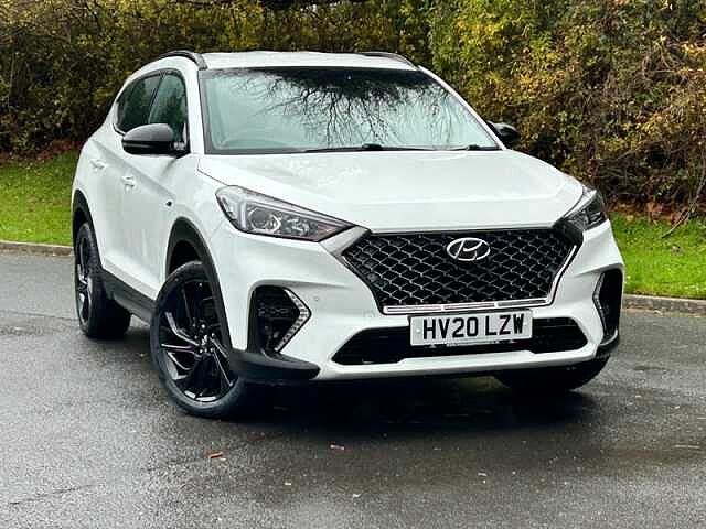 Hyundai TUCSON 1.6 T-GDi N Line SUV 5dr Petrol Manual Euro 6 (s/s) (177 ps) White