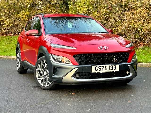 Hyundai KONA 1.6 h-GDi Premium SUV 5dr Petrol Hybrid DCT Euro 6 (s/s) (141 ps) Red