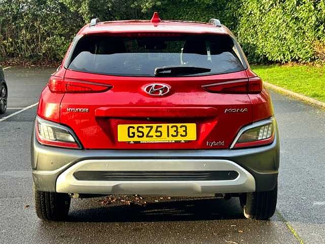 Hyundai KONA 1.6 h-GDi Premium SUV 5dr Petrol Hybrid DCT Euro 6 (s/s) (141 ps) Red