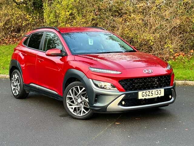 Hyundai KONA 1.6 h-GDi Premium SUV 5dr Petrol Hybrid DCT Euro 6 (s/s) (141 ps) Red