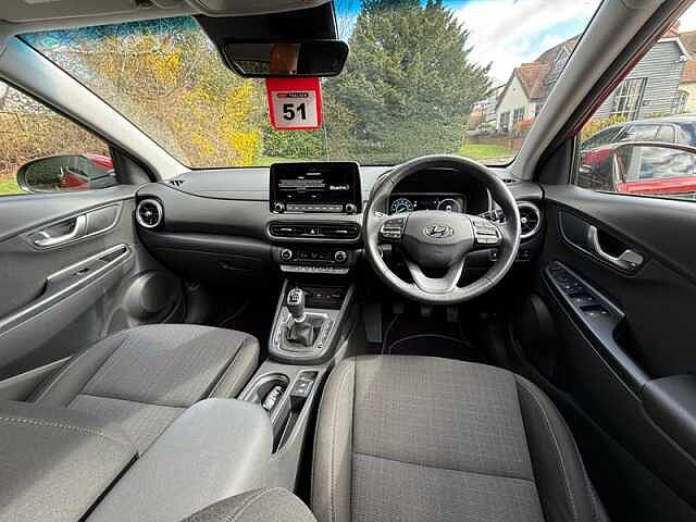 Hyundai KONA 1.0 T-GDi MHEV Premium SUV 5dr Petrol Hybrid Manual Euro 6 (s/s) (120 ps) Red