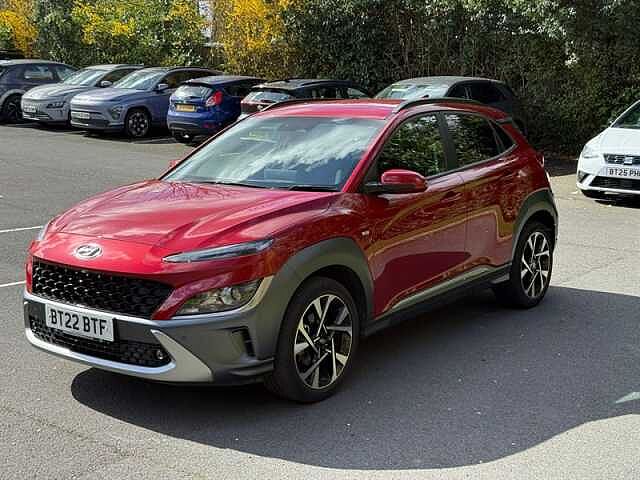 Hyundai KONA 1.0 T-GDi MHEV Premium SUV 5dr Petrol Hybrid Manual Euro 6 (s/s) (120 ps) Red