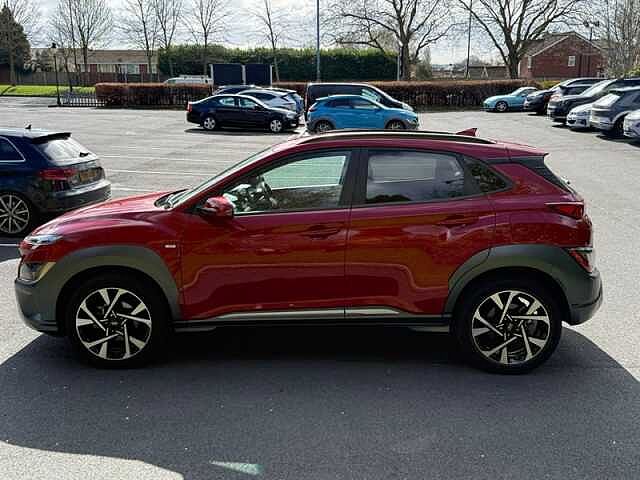 Hyundai KONA 1.0 T-GDi MHEV Premium SUV 5dr Petrol Hybrid Manual Euro 6 (s/s) (120 ps) Red